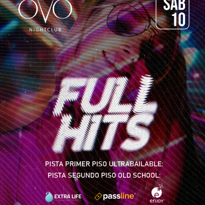 Afiche: Full Hits · OVO · 10 de octubre