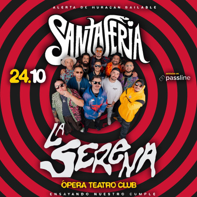Afiche: Santaferia · Teatro Ópera