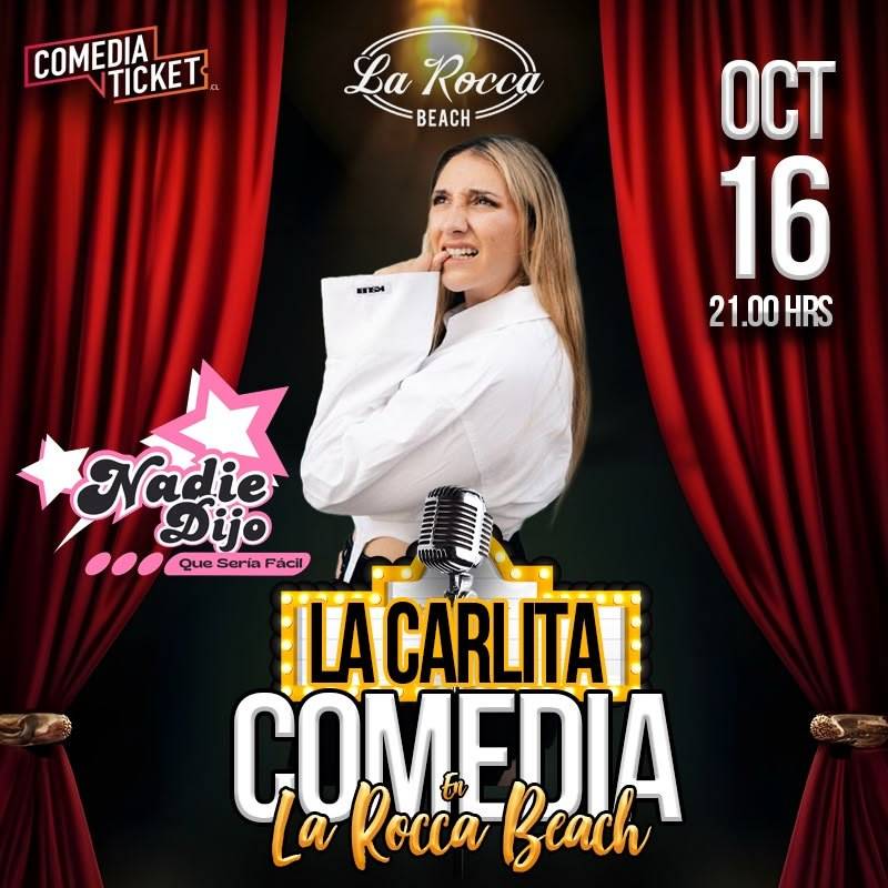 Afiche: Carlita · Nadie dijo que sería fácil