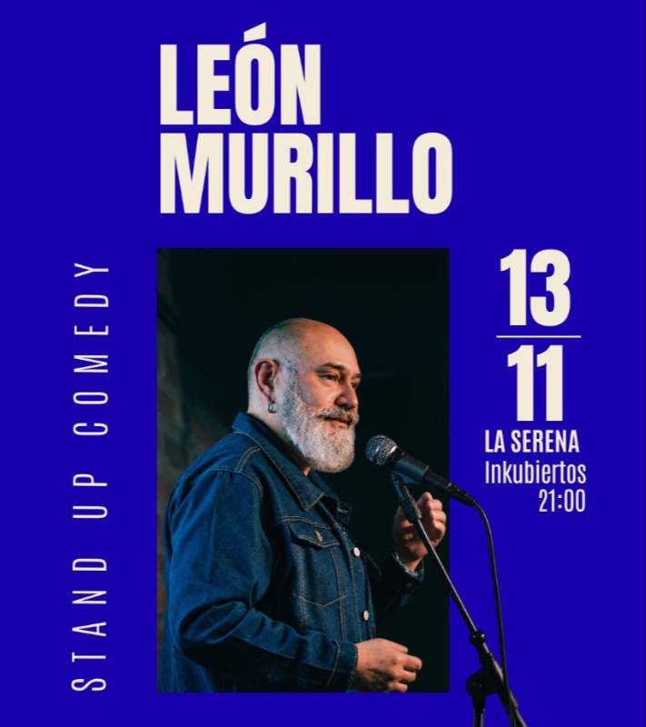 Afiche: León Murillo en La Serena