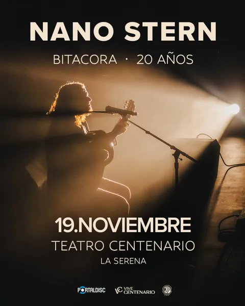 Afiche: Nano Stern · Bitácora: 20 años de canciones