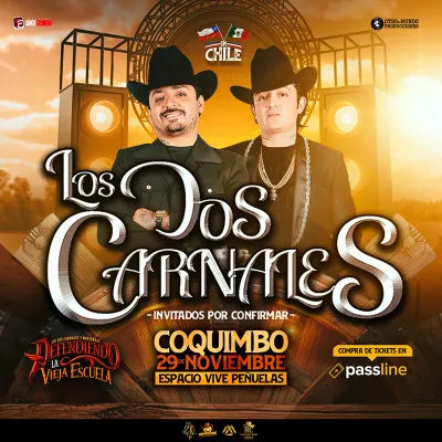 Afiche: Los Dos Carnales en Coquimbo