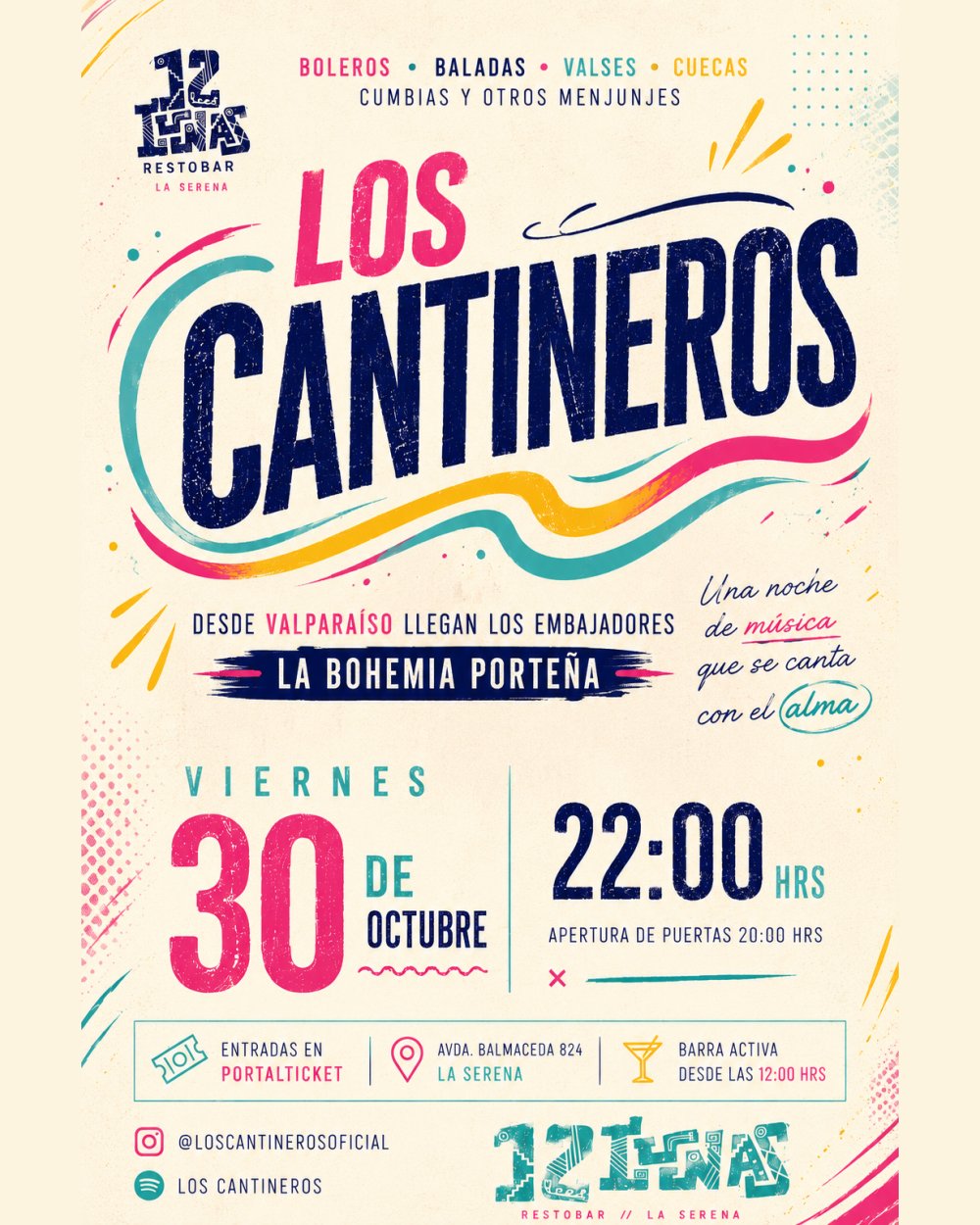 Afiche de Los Cantineros