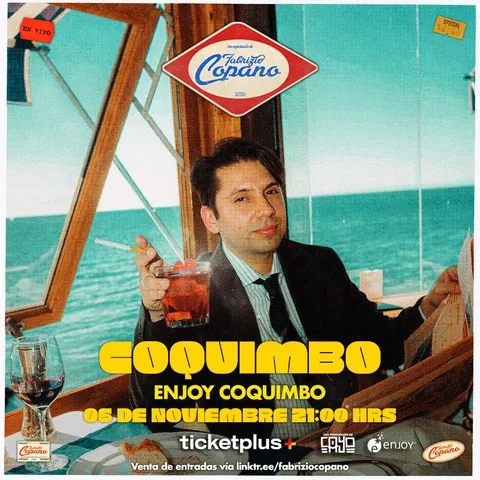 Afiche: Fabrizio Copano · Escápate