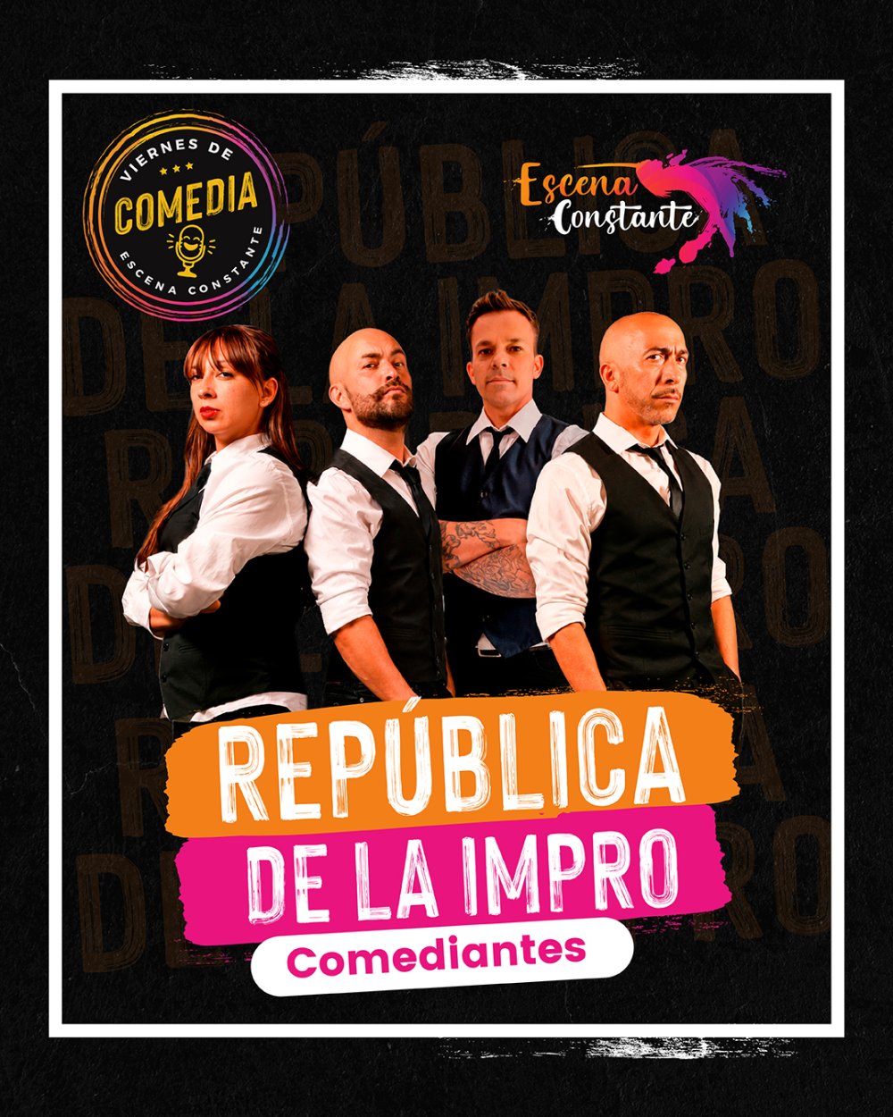 Afiche de República de la Impro
