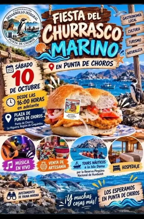 Afiche: Fiesta del Churrasco Marino
