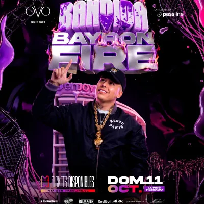 Afiche: Bayron Fire en vivo