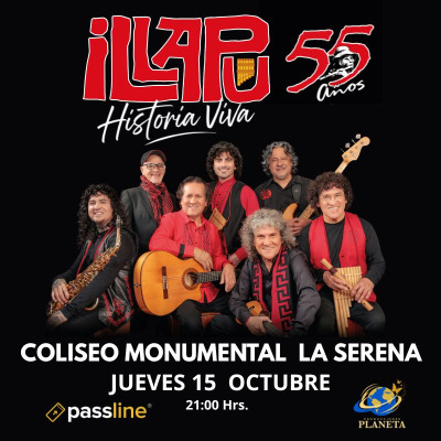 Afiche: Illapu · 55 años