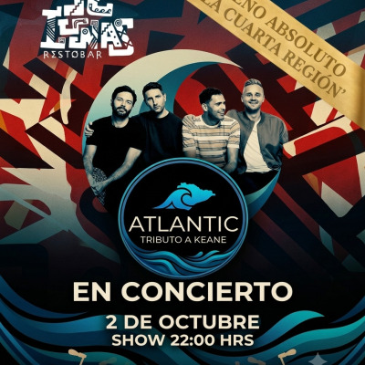 Afiche de Atlantic · tributo a Keane