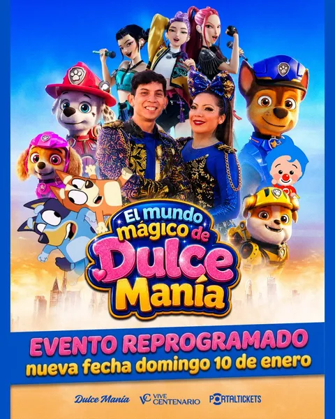 Afiche: Mundo Mágico de Dulce Manía