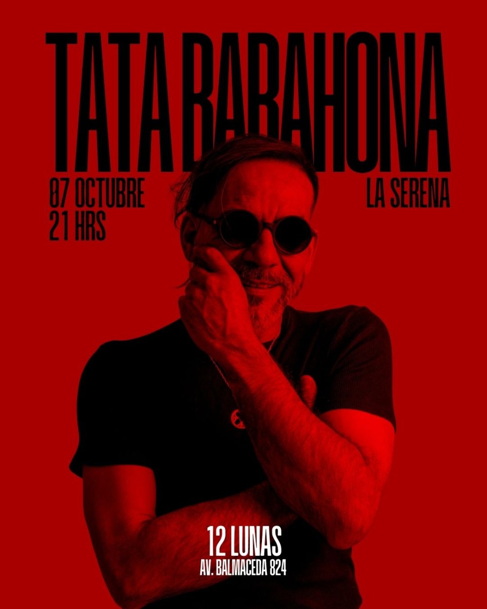 Afiche de Tata Barahona · Gira Solista por el Norte