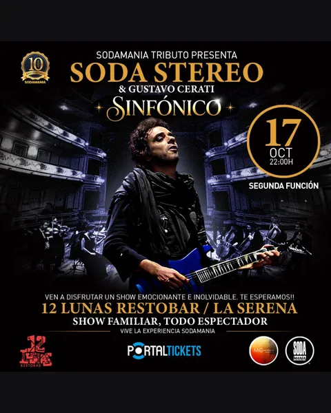 Afiche: Sodamanía · Soda Stereo Sinfónico