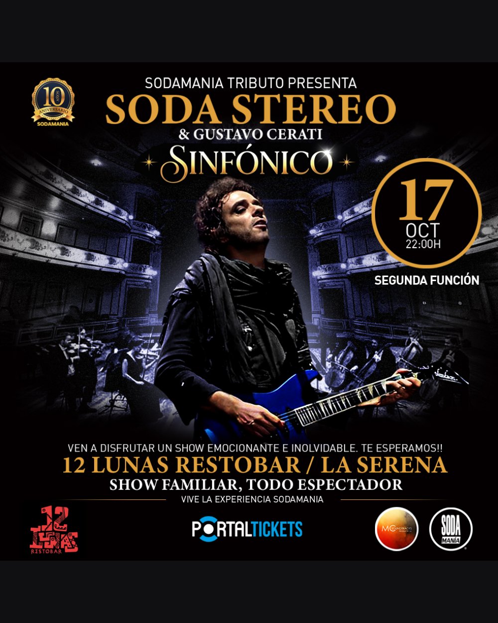 Afiche de Sodamanía · Soda Stereo Sinfónico