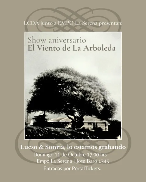 Afiche: Aniversario El Viento de la Arboleda