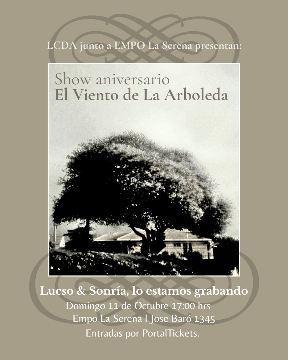 Afiche de Aniversario El Viento de la Arboleda